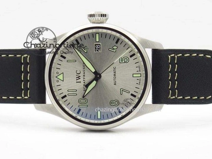 MIROTIME 0224 Pilot Mark XVI “Father & Son 2012” MK Maker SS Sliver Dial A2892 On Black Leather Strap Attractive 7373